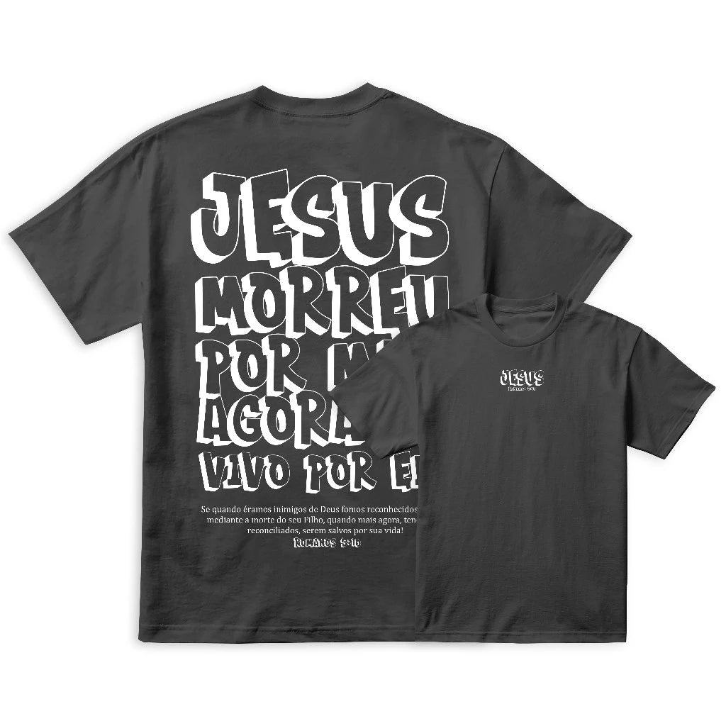 Camiseta | Agora Vivo por Ele | OFERTA