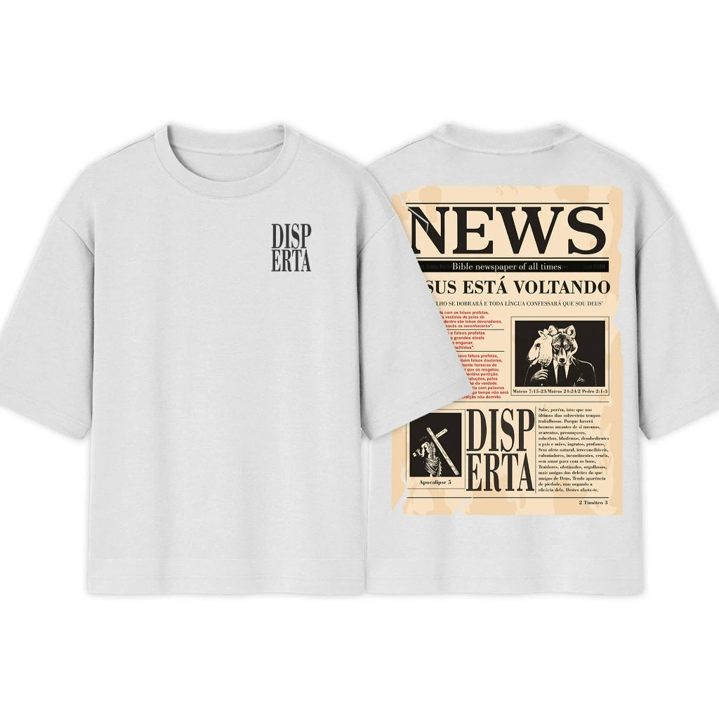 Camiseta OVERSIZED | Streetwear Disperta | Nova Tendência Camisa