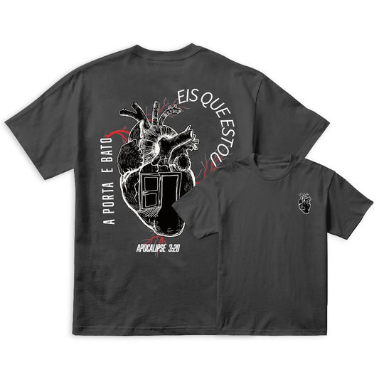 Camiseta | Eis que Estou a Porta e Bato | Novidade Camisa