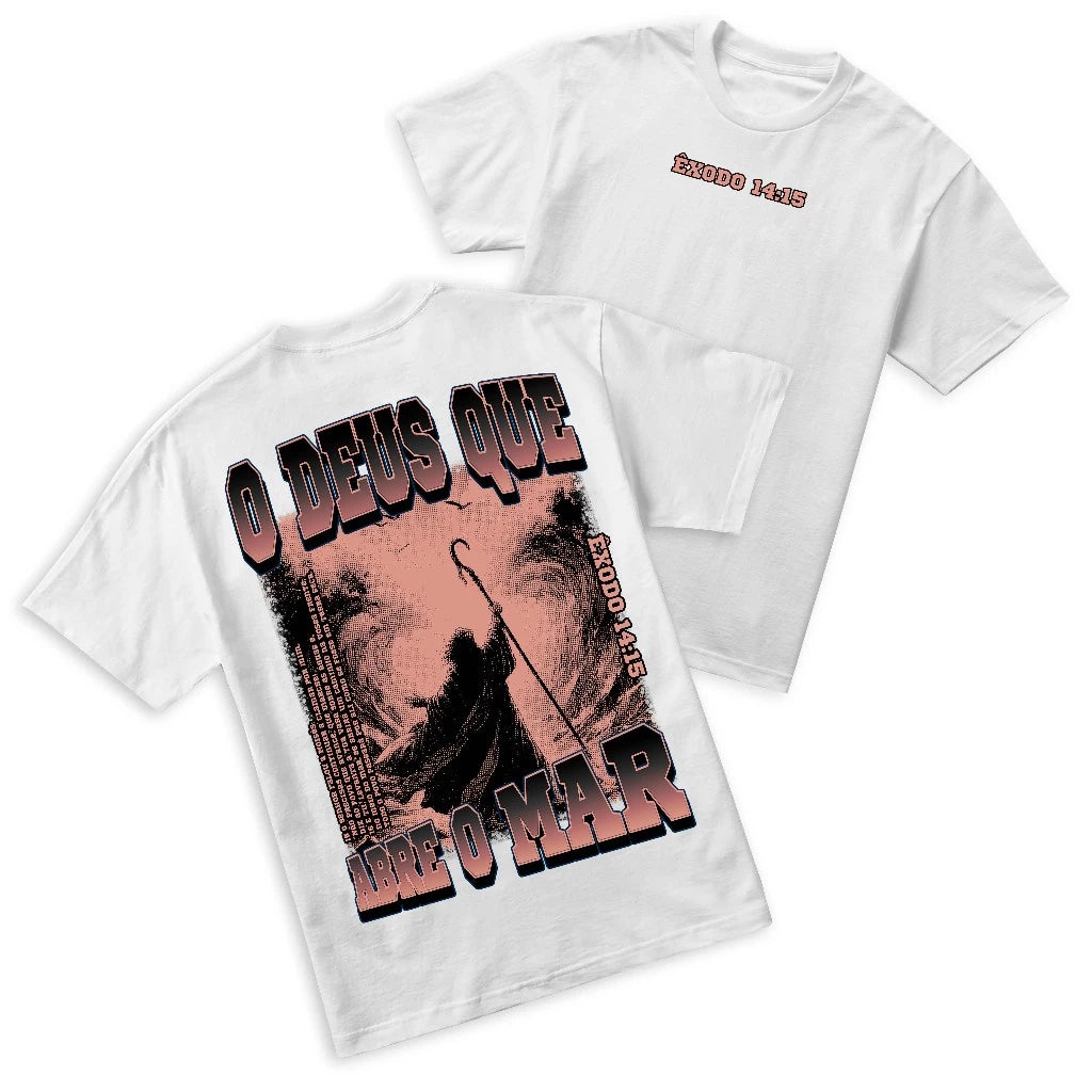 Camiseta | Deus que Abre o Mar | OFERTA