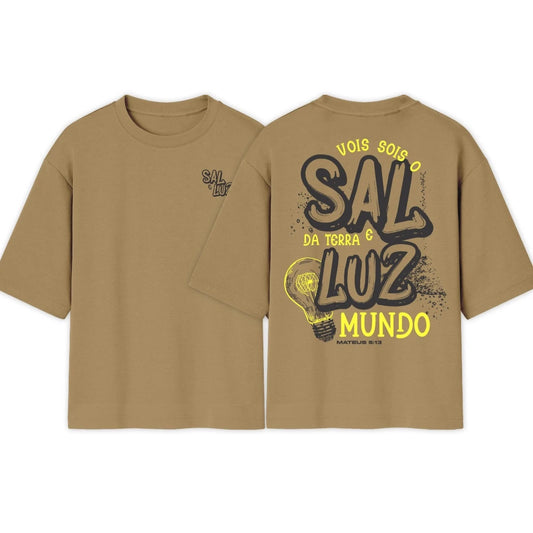 Camiseta Oversized Crista |  Sal Luz do Mundo | Varias cores