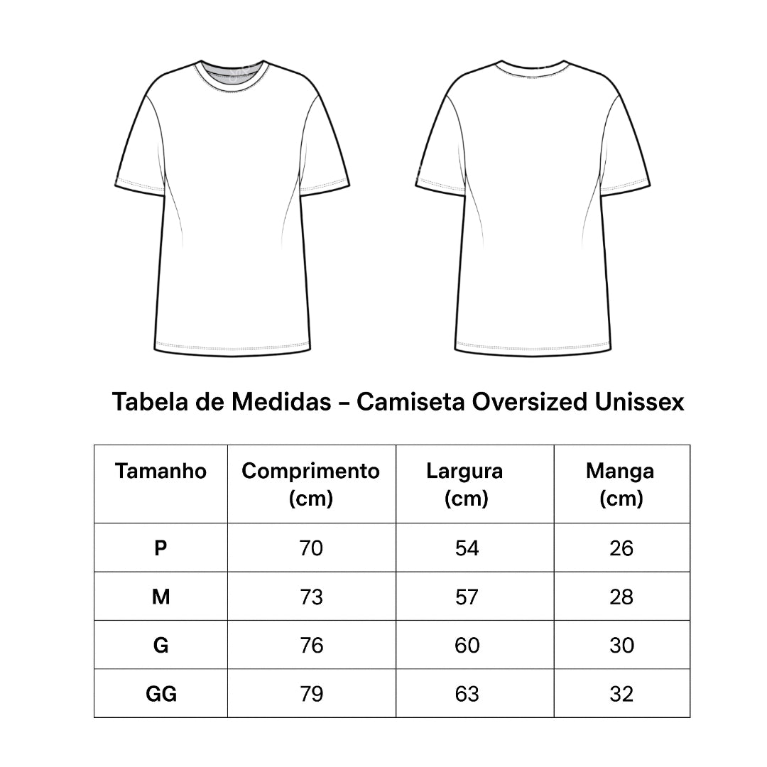 Camiseta Oversized | Agua Viva | Exclusiva