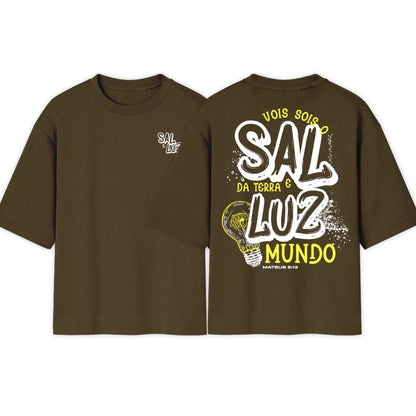 Camiseta Oversized Crista |  Sal Luz do Mundo | Varias cores