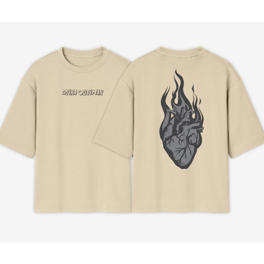 Camiseta OVERSIZED Crista | Deixa Queimar | Varias Cores