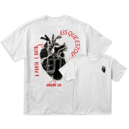 Camiseta | Eis que Estou a Porta e Bato | Novidade Camisa