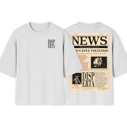 Camiseta OVERSIZED | Streetwear Disperta | Nova Tendência Camisa