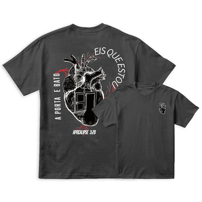 Camiseta | Eis que Estou a Porta e Bato | Novidade Camisa