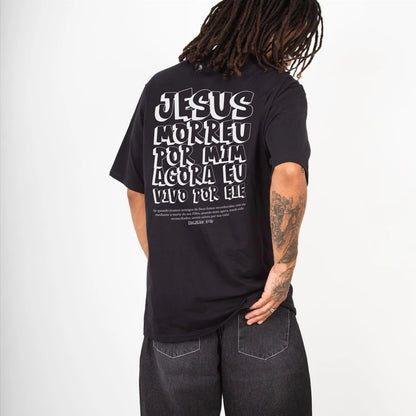 Camiseta | Agora Vivo por Ele | OFERTA