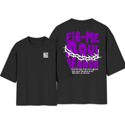 Camiseta Crista Oversized | Eis me Aqui Exclusiva | Varias Cores