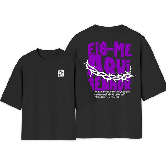 Camiseta Crista Oversized | Eis me Aqui Exclusiva | Varias Cores