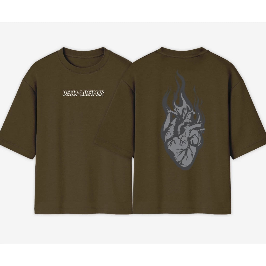 Camiseta OVERSIZED Crista | Deixa Queimar | Varias Cores