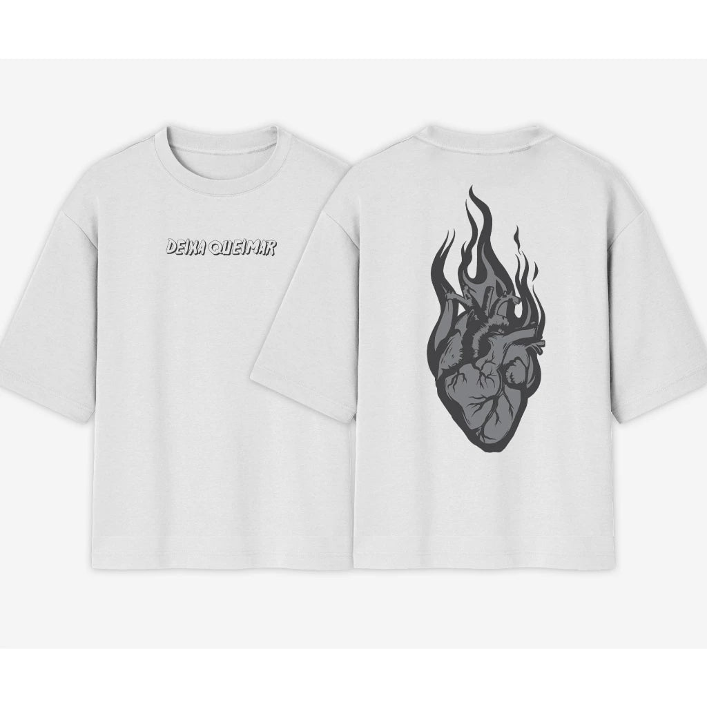 Camiseta OVERSIZED Crista | Deixa Queimar | Varias Cores