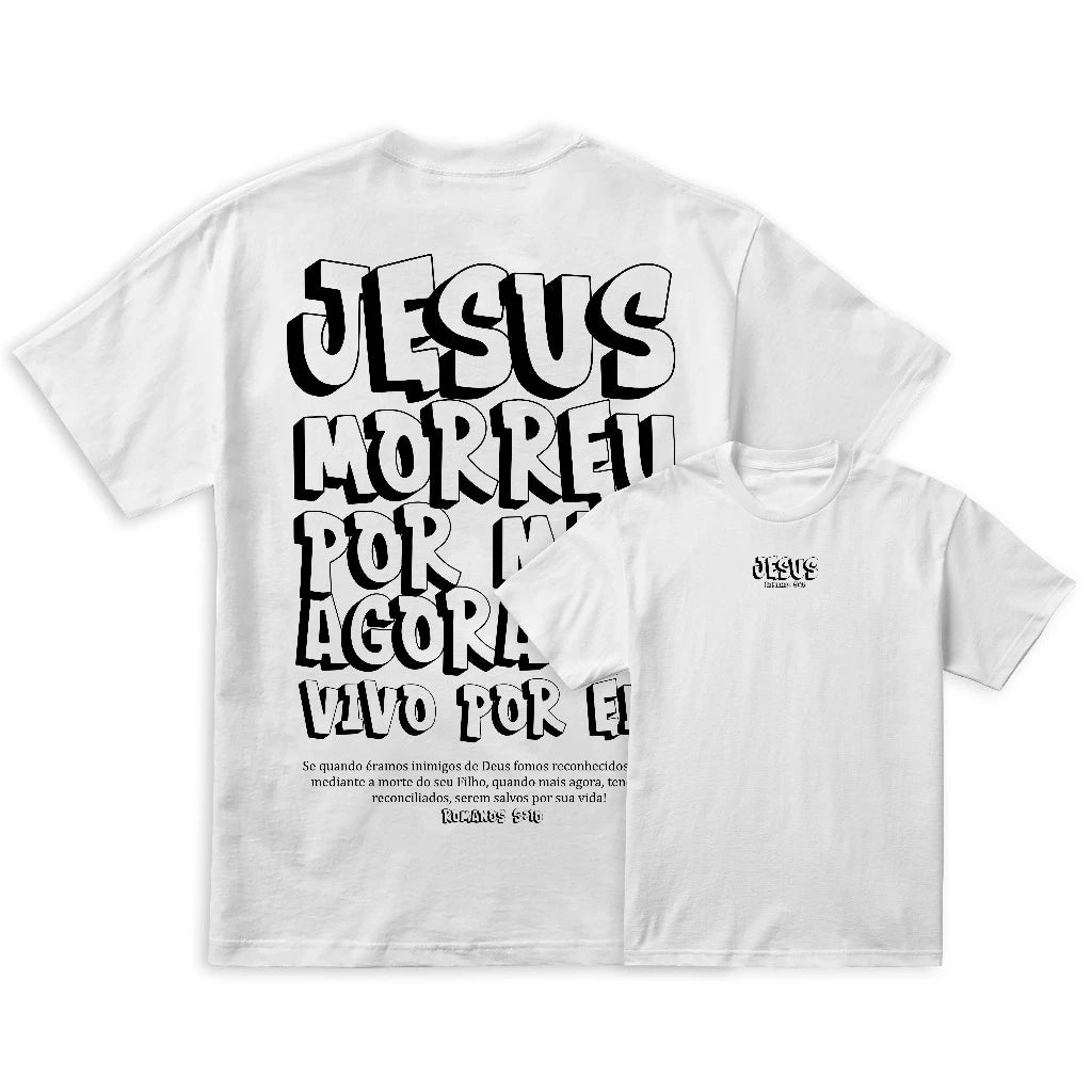 Camiseta | Agora Vivo por Ele | OFERTA