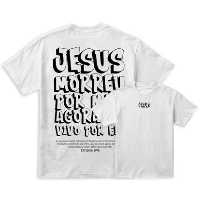 Camiseta | Agora Vivo por Ele | OFERTA