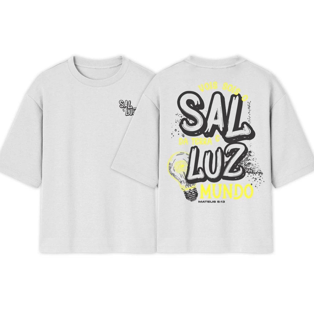 Camiseta Oversized Crista |  Sal Luz do Mundo | Varias cores