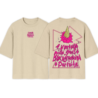 Camiseta Crista Oversized | a Vontade de Deus | Camisa Over