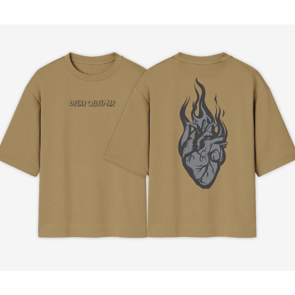 Camiseta OVERSIZED Crista | Deixa Queimar | Varias Cores