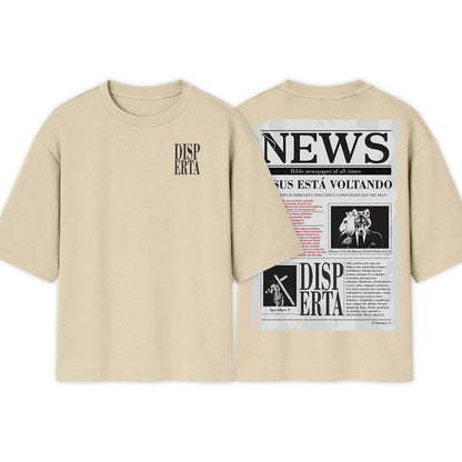 Camiseta OVERSIZED | Streetwear Disperta | Nova Tendência Camisa