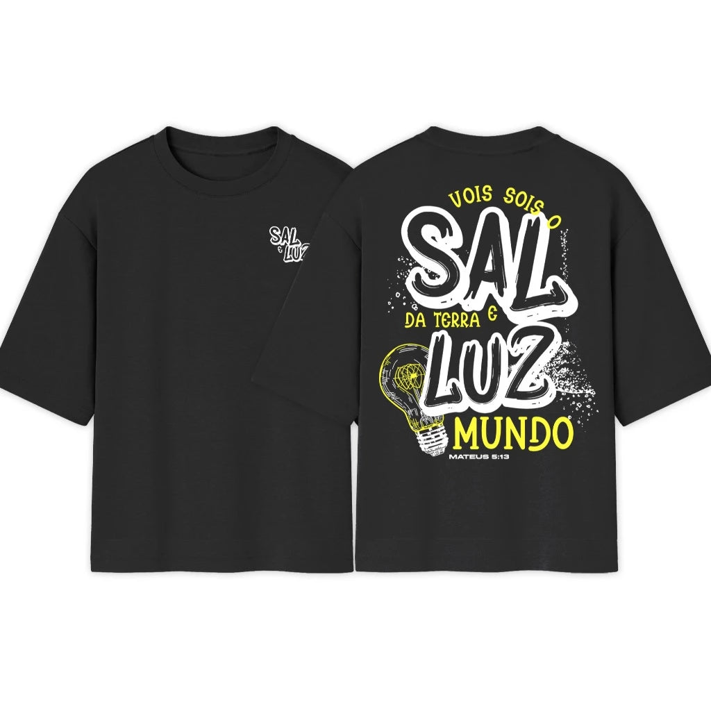 Camiseta Oversized Crista |  Sal Luz do Mundo | Varias cores