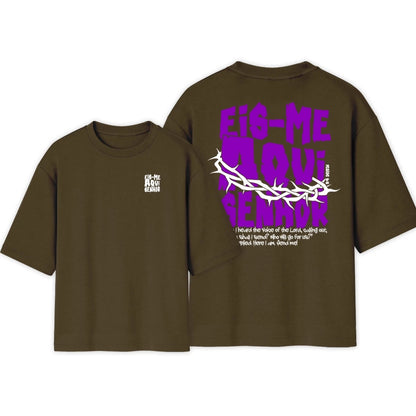 Camiseta Crista Oversized | Eis me Aqui Exclusiva | Varias Cores