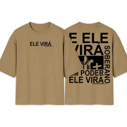 Camiseta OVERSIZED Crista | Ele Vira | Exclusiva Camisa Over