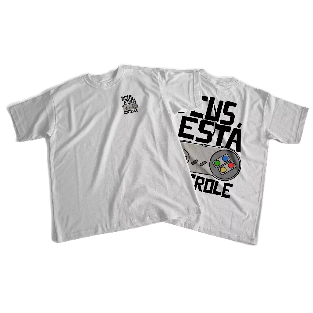 Camiseta | Deus Esta No Controle | OFERTA