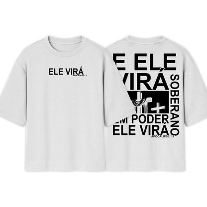 Camiseta OVERSIZED Crista | Ele Vira | Exclusiva Camisa Over