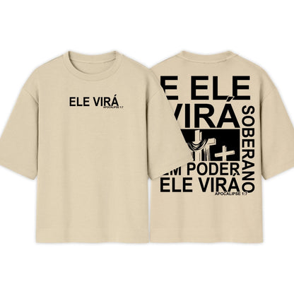 Camiseta OVERSIZED Crista | Ele Vira | Exclusiva Camisa Over