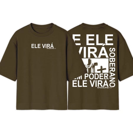 Camiseta OVERSIZED Crista | Ele Vira | Exclusiva Camisa Over