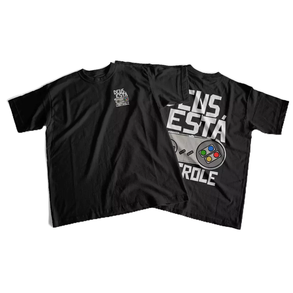 Camiseta | Deus Esta No Controle | OFERTA